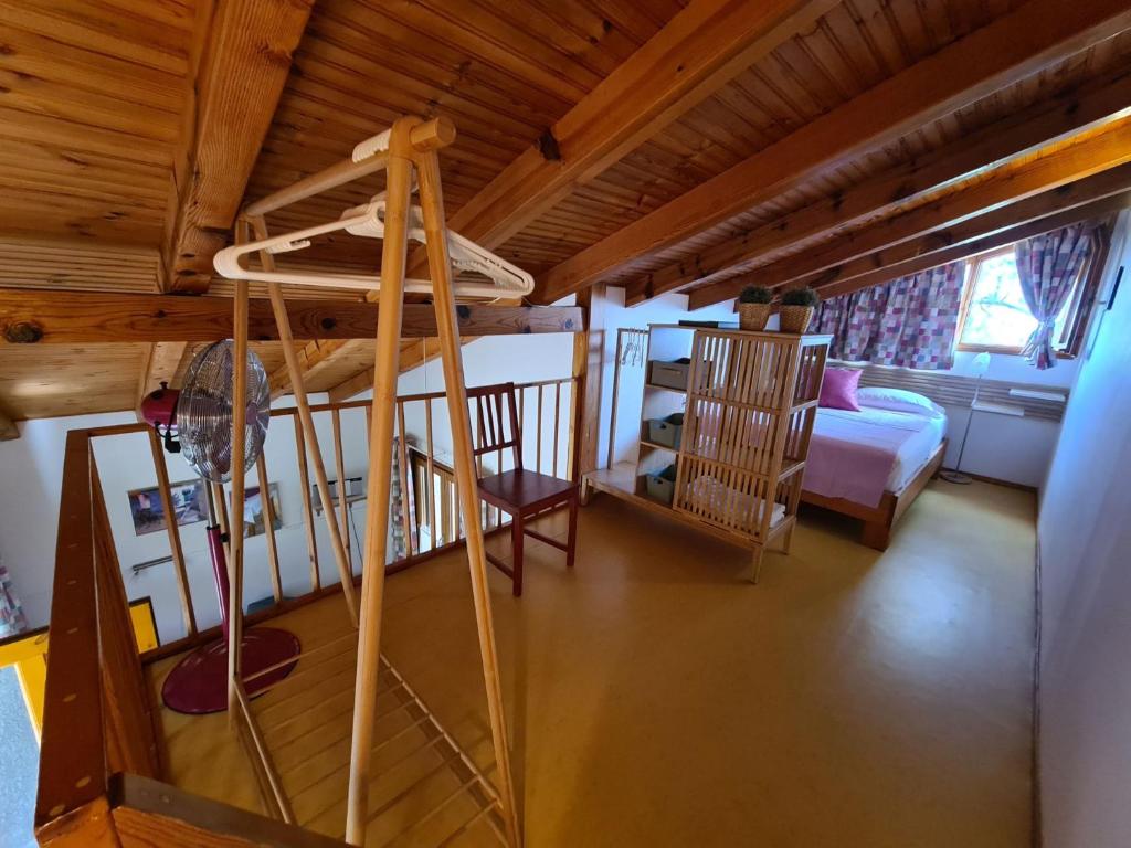 Postel nebo postele na pokoji v ubytování Ktirakia Studios