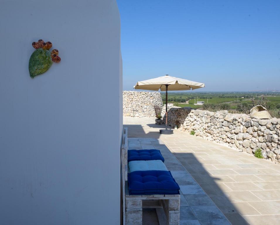 Balkón nebo terasa v ubytování B&B Borgo Monacizzo
