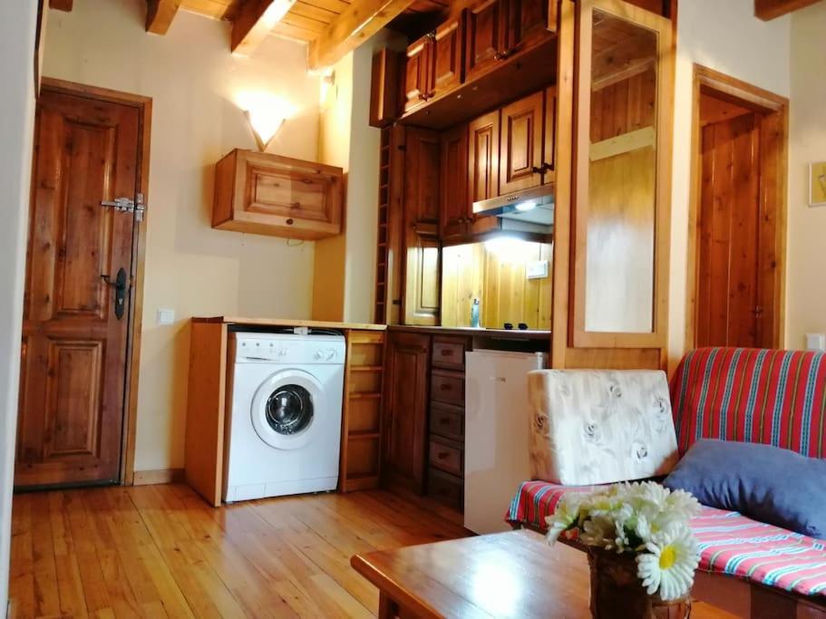 Dapur atau dapur kecil di Apartamento acogedor Aigüestortes 3