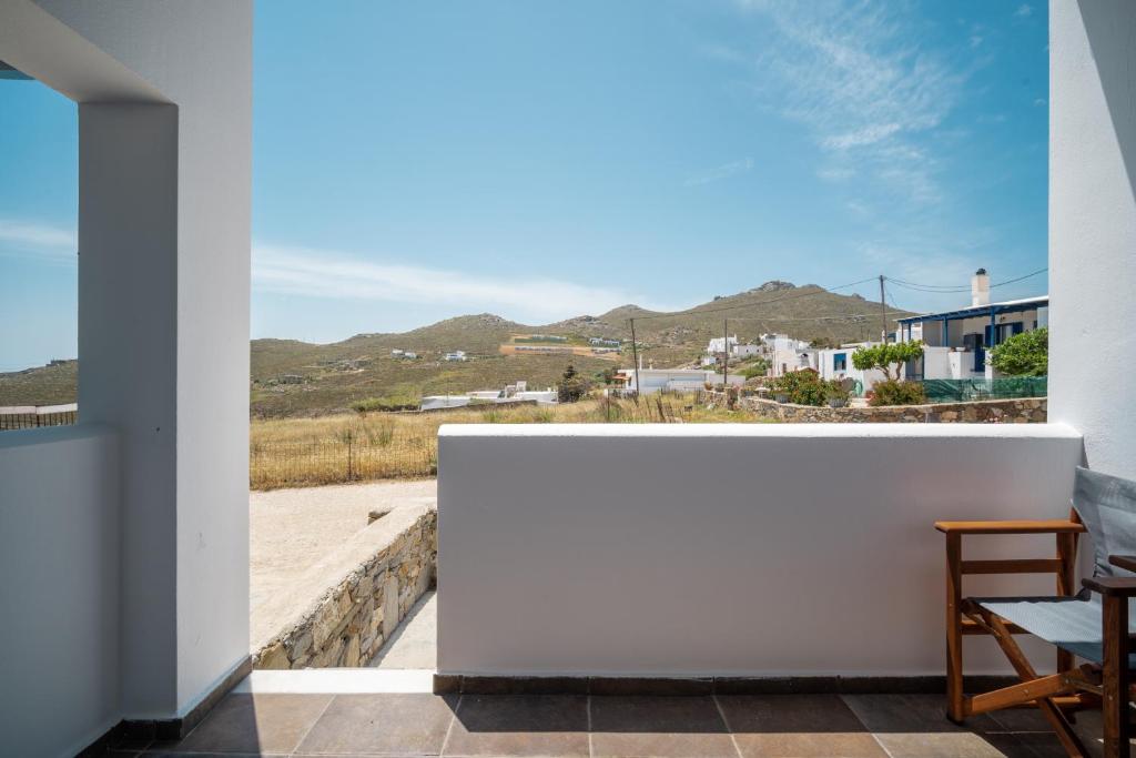 Uma vista geral da montanha ou uma vista da montanha a partir do apartamento