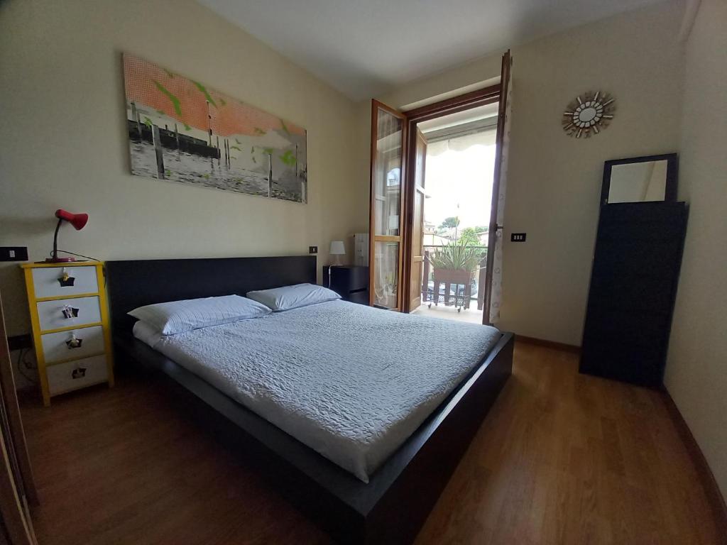 Posteľ alebo postele v izbe v ubytovaní Casa Clusane d'Iseo 2 passi dal lago