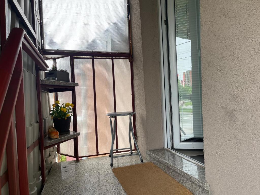 Balkón nebo terasa v ubytování APARTMAN Pahuljica