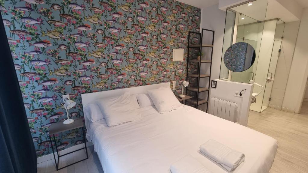Postel nebo postele na pokoji v ubytování Hotel Norte