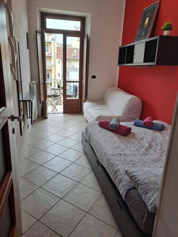 A bed or beds in a room at Stanza Privata in Casa Condivisa - Private Room in Shared Home