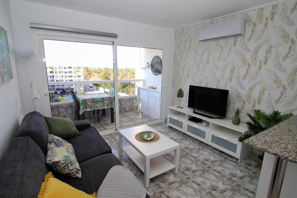 TV a/nebo společenská místnost v ubytování Apartments ALOE TOP FLOOR