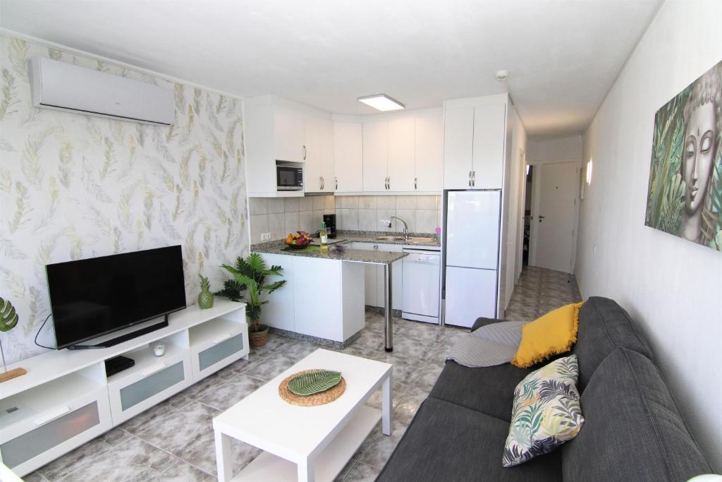 Kuchyň nebo kuchyňský kout v ubytování Apartments ALOE TOP FLOOR