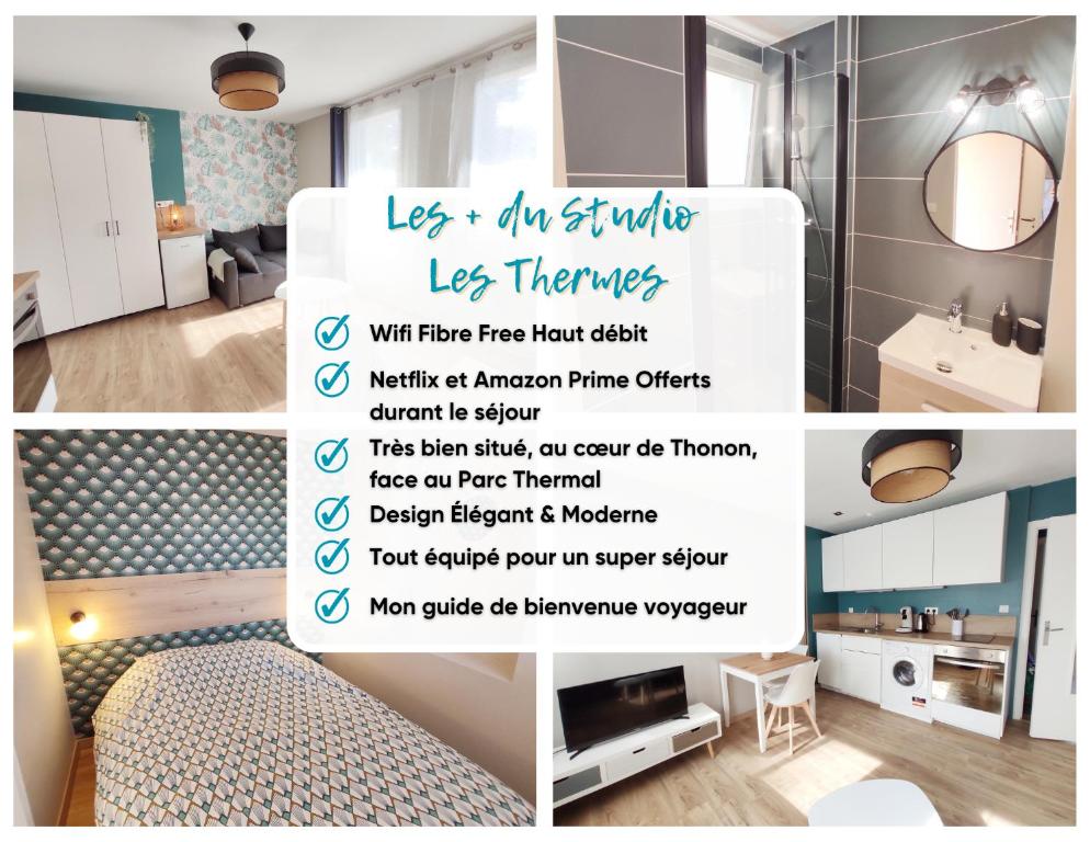 Magnifique studio face au parc thermal - One-Bedroom Apartment