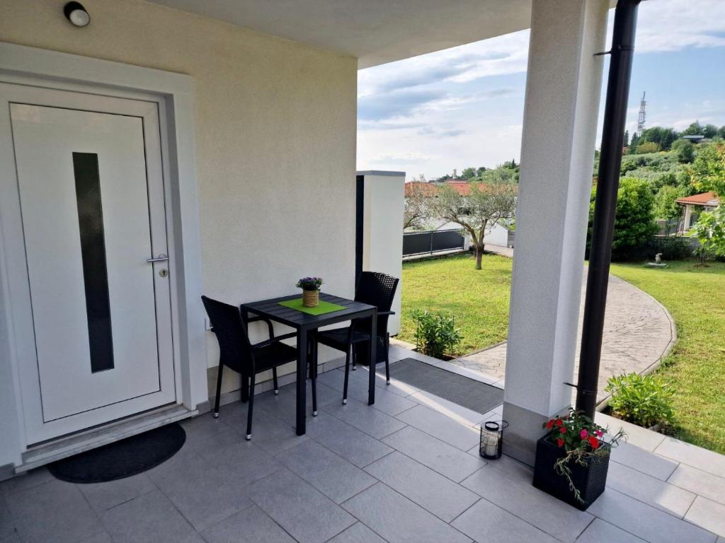 Zahrada ubytování Apartma Lima