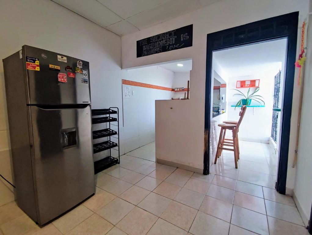 Kuchyň nebo kuchyňský kout v ubytování Bona Vida Apartments