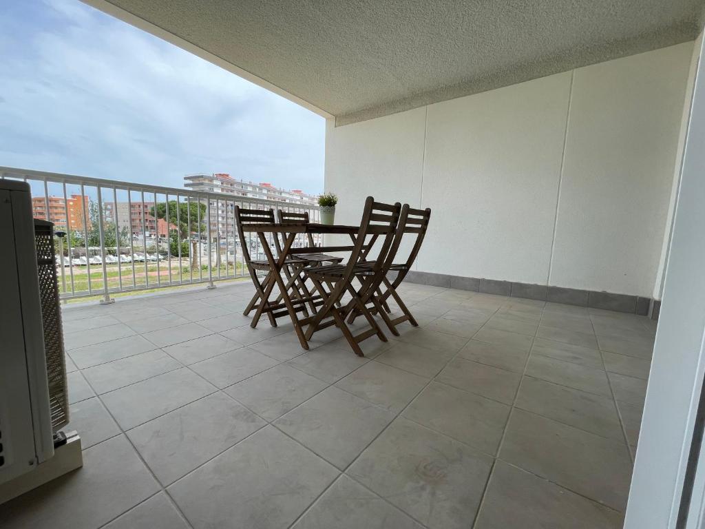 Balkón alebo terasa v ubytovaní Apartamentos con terraza frente al mar by Color Flats