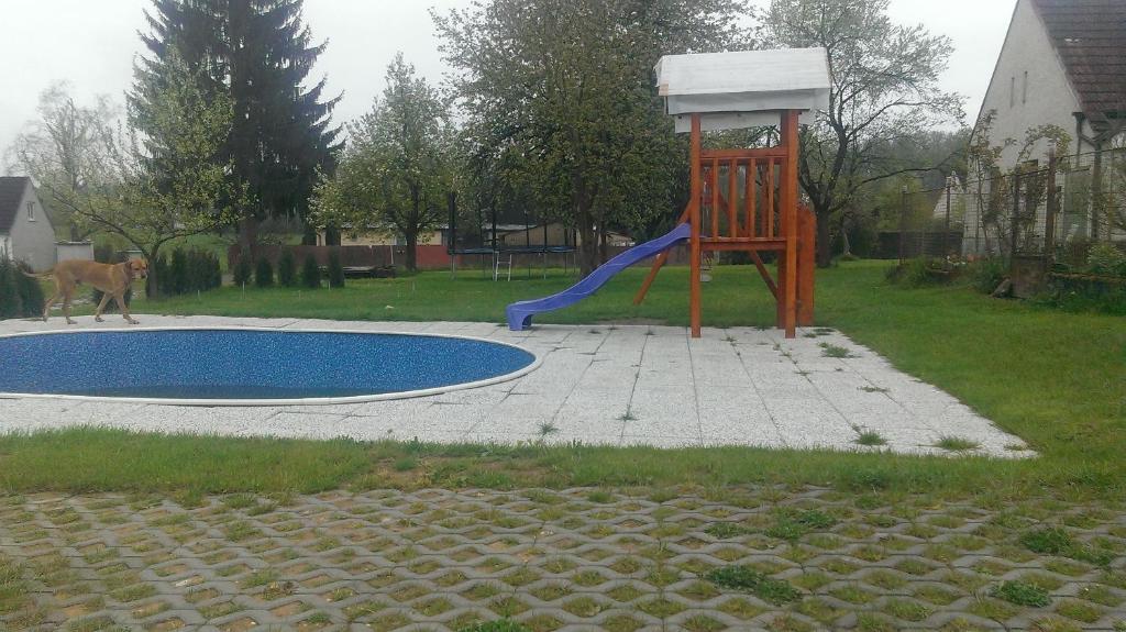 Herní místnost nebo prostor pro děti v ubytování Ubytování Macků