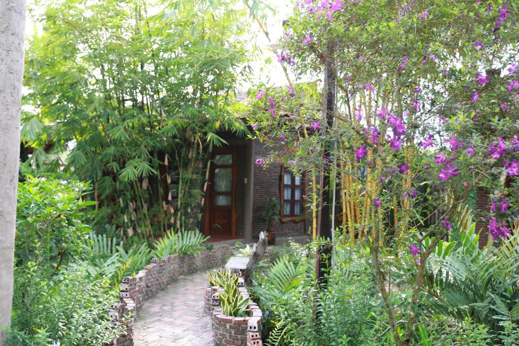 Zahrada ubytování Vamxang Rustic Home