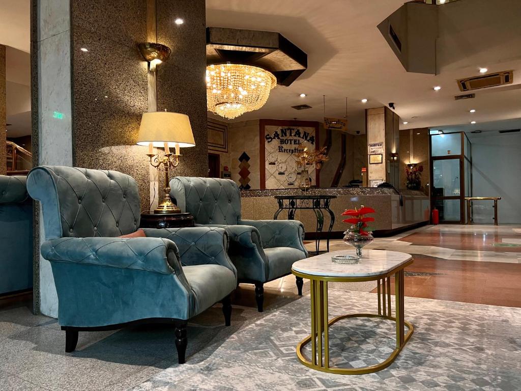 Posezení v ubytování Santana Hotel Cairo