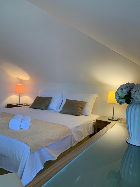 Кровать или кровати в номере Villa Fragola