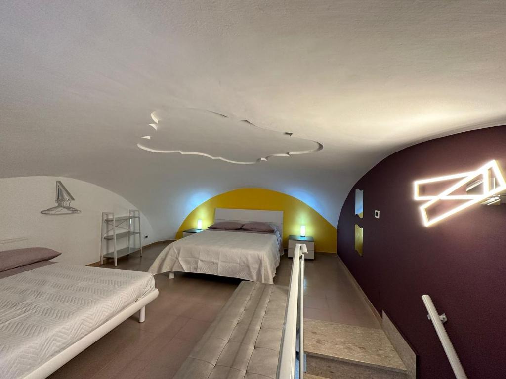 Postel nebo postele na pokoji v ubytování GAE'S HOUSE