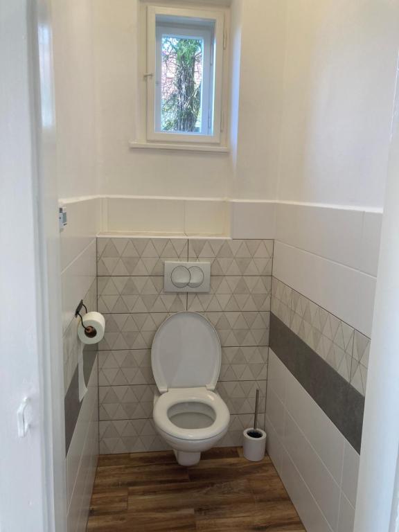 Koupelna v ubytování Apartmány Chmelničky