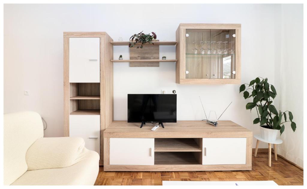 TV a/nebo společenská místnost v ubytování Apartment Legend