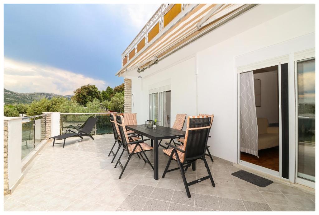 Balkón nebo terasa v ubytování Apartment Legend