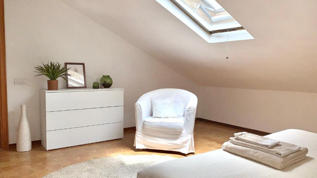 Letto o letti in una camera di APPARTAMENTO SFERISTERIO