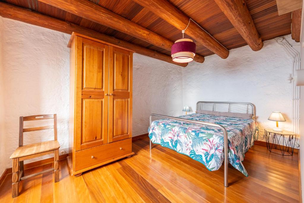 Postel nebo postele na pokoji v ubytování Lobo do Mar