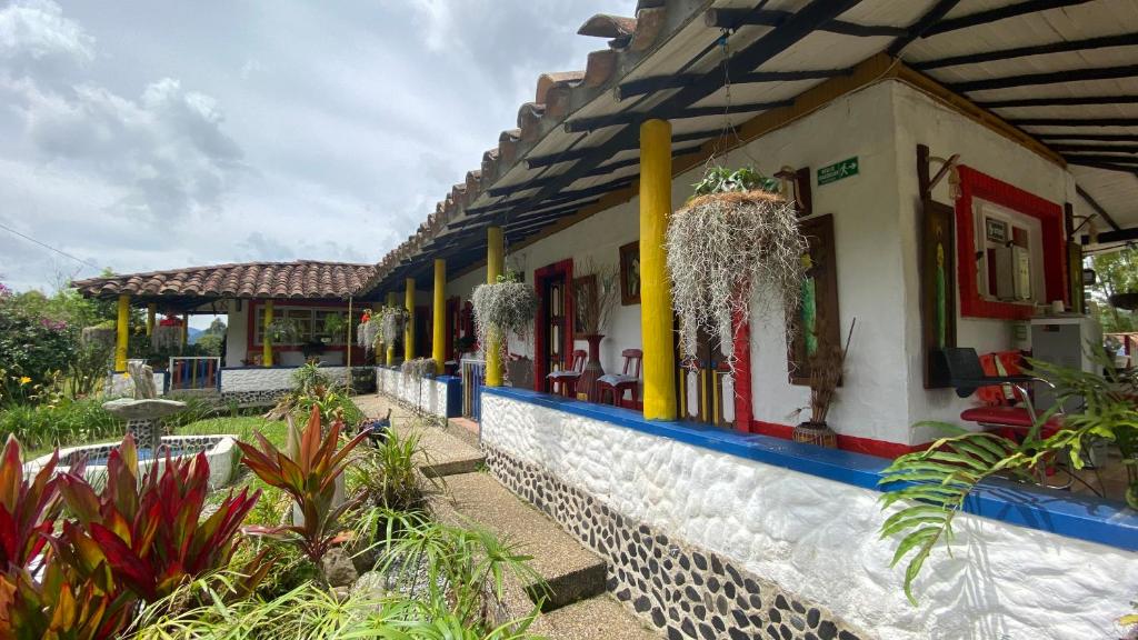 Zahrada ubytování La Kolorina hotel campestre