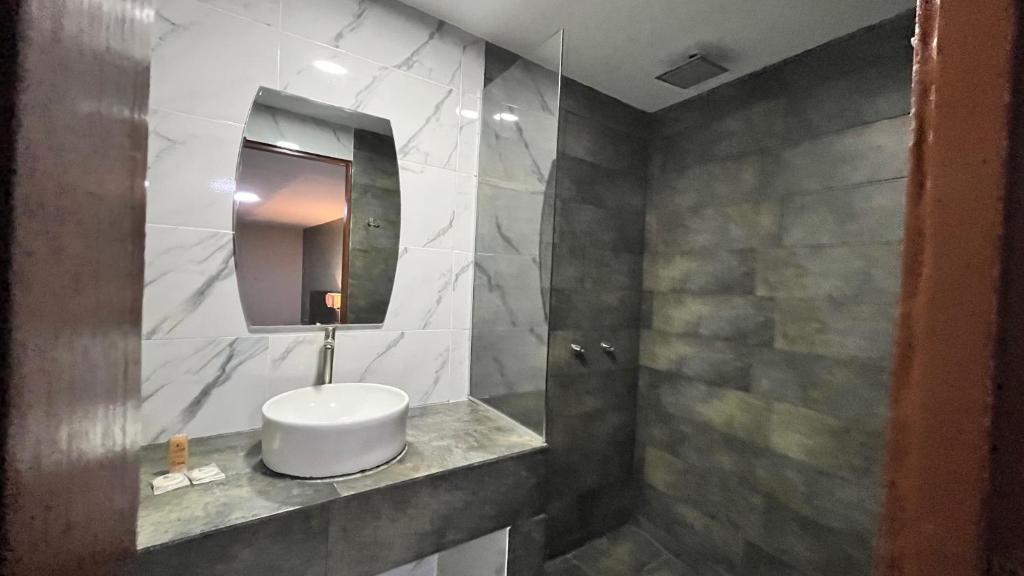 Koupelna v ubytování Hotel Varadero Internacional