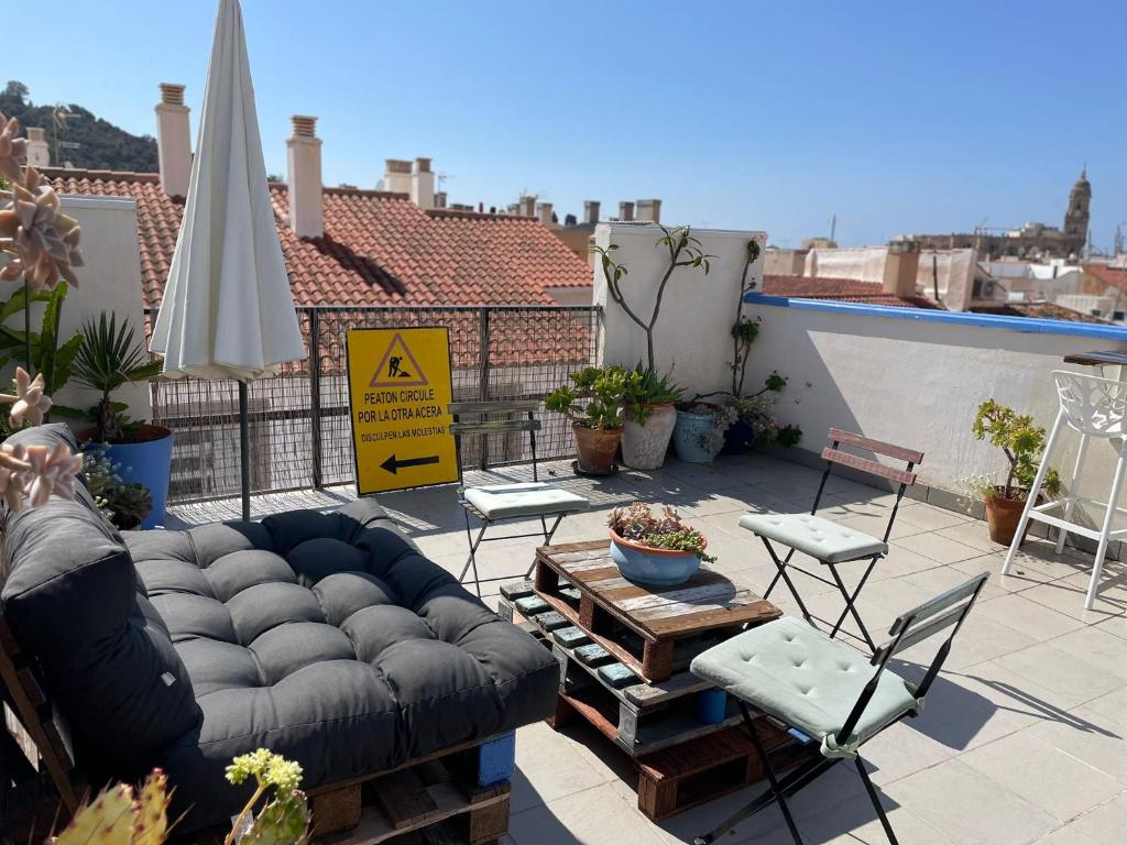 Charming home with private terrace,heart of Málaga