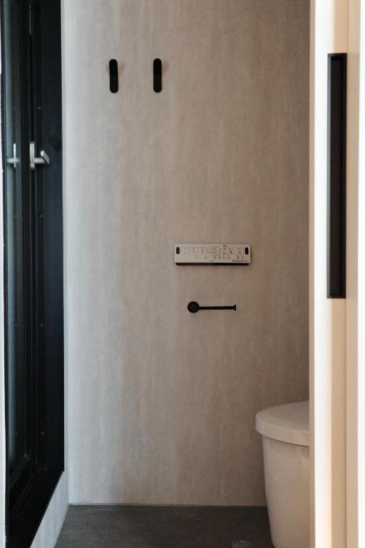 Koupelna v ubytování Hotel Rakuragu