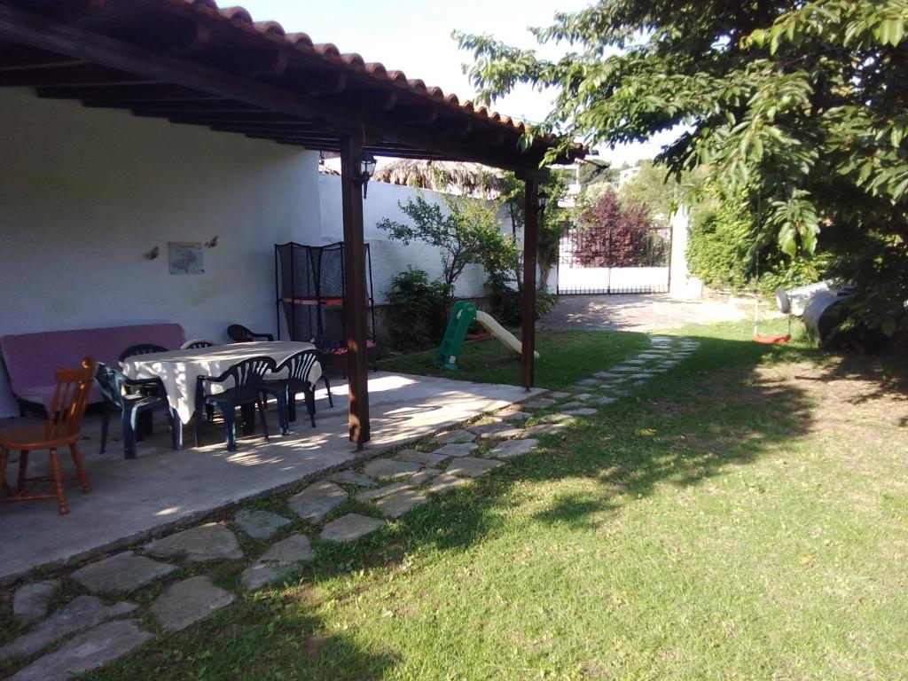Zahrada ubytování Villa Ourania