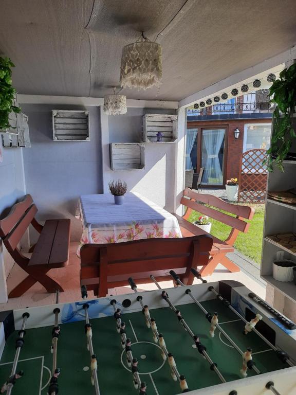 Posezení v ubytování Apartamenty u" Lusi"