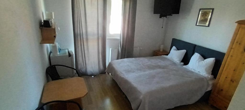 Postel nebo postele na pokoji v ubytování Dom Wypoczynkowy PRZYLESIE7