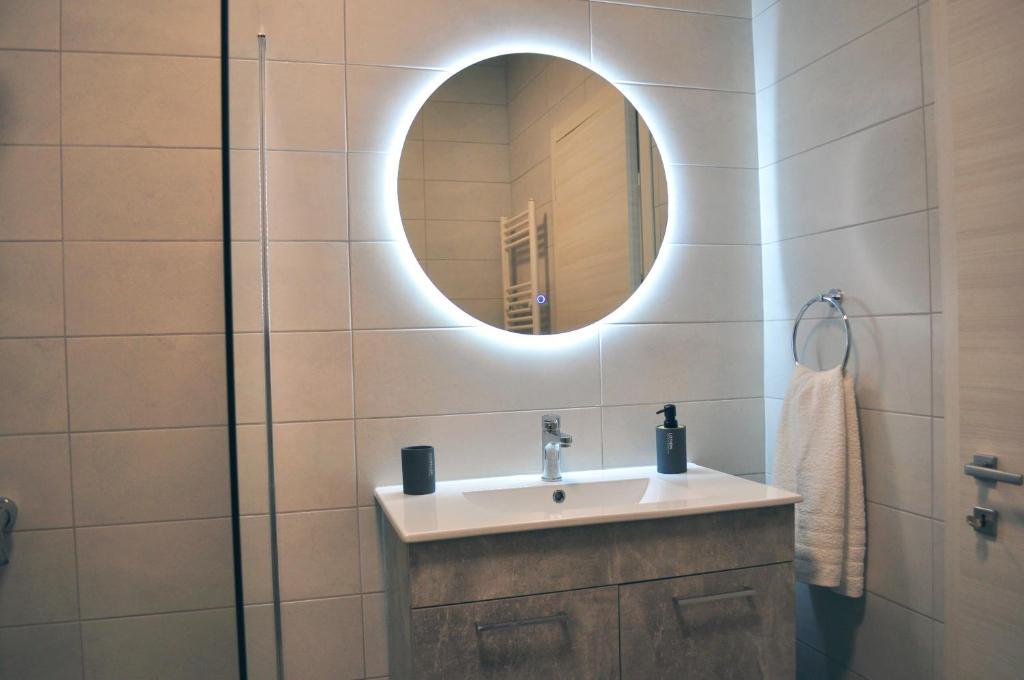 Koupelna v ubytování Thea Home