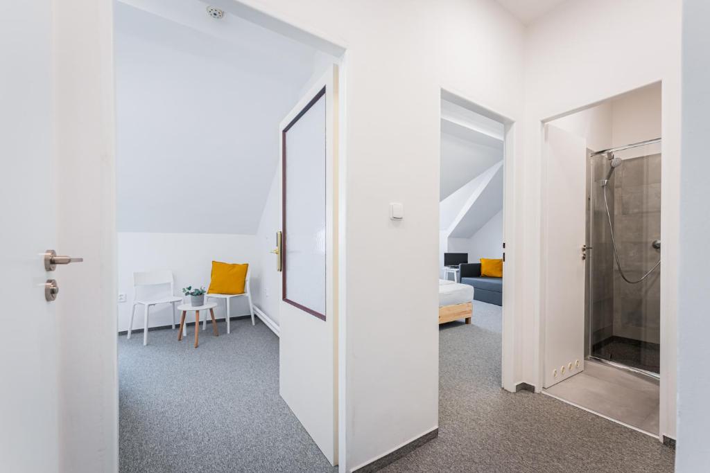 Posezení v ubytování Self-service Hotel Ostaš Praha