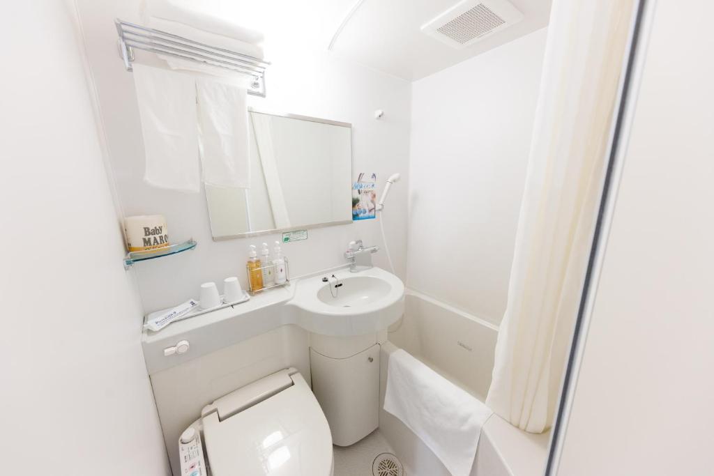 Koupelna v ubytování Super Hotel Tokyo Otsuka