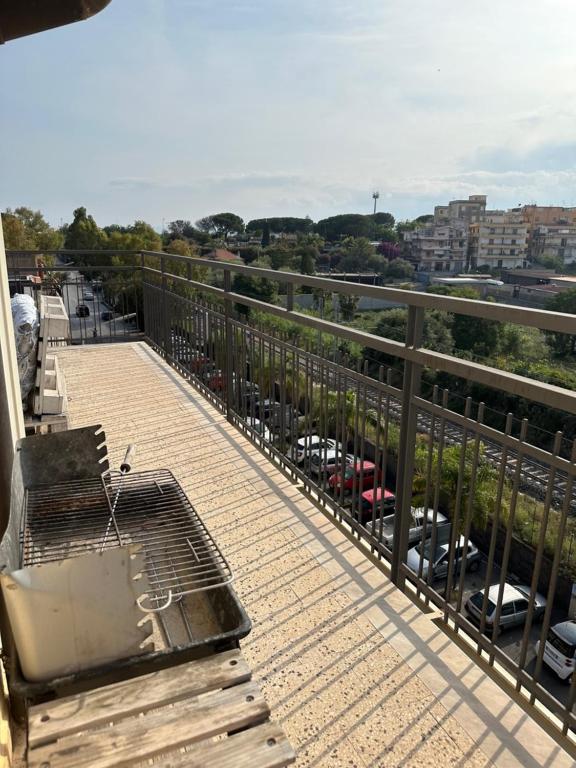 Balkón alebo terasa v ubytovaní Attico di Giggia