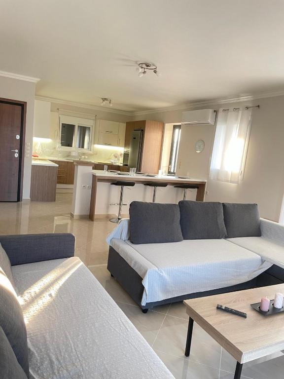 Kuchyň nebo kuchyňský kout v ubytování Tasos Cozy House
