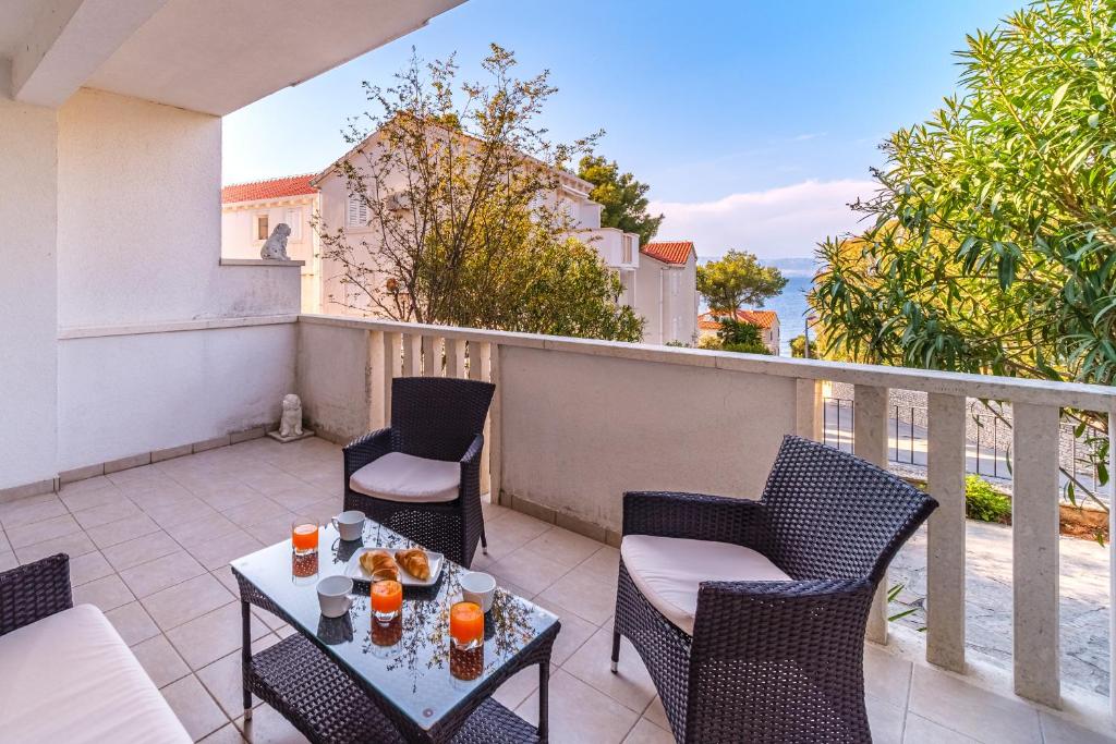 Balkón nebo terasa v ubytování Apartment Elmira - Charme Holidays