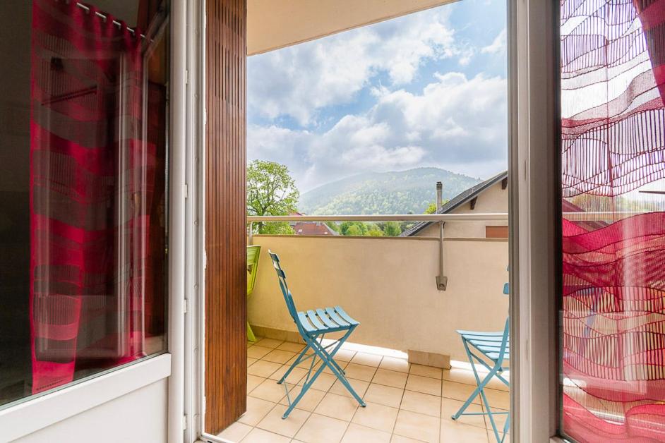Balkón alebo terasa v ubytovaní Appartement, 6 personnes centre Villard-de-Lans