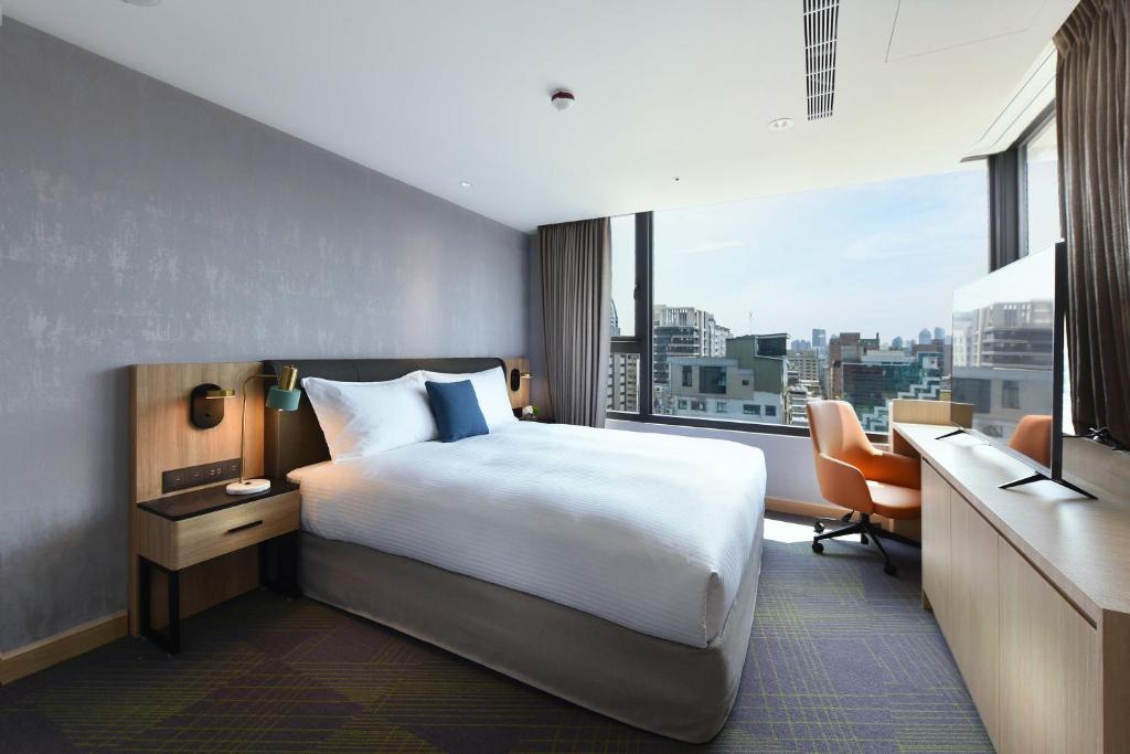 Postel nebo postele na pokoji v ubytování Fullon Poshtel - Kaohsiung