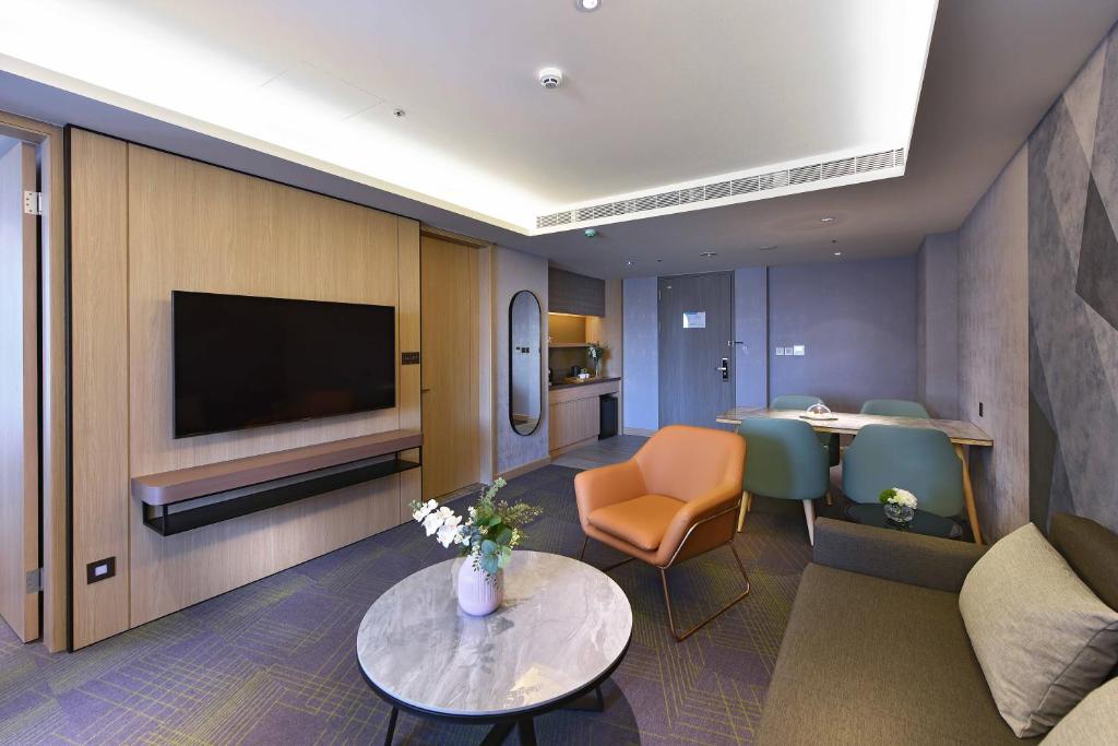 TV a/nebo společenská místnost v ubytování Fullon Poshtel - Kaohsiung