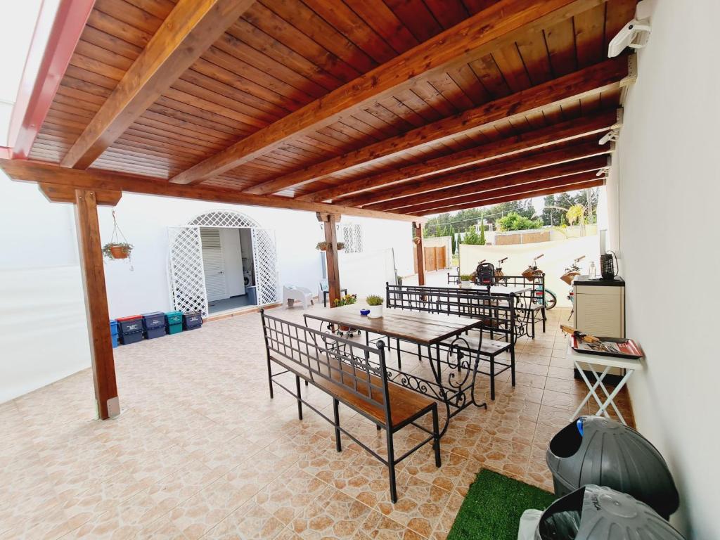 A balcony or terrace at Medusa room apartment