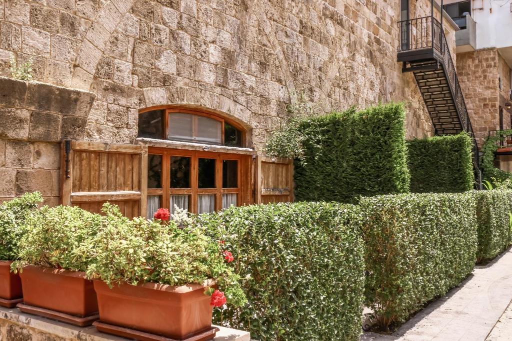 Zahrada ubytování Old Town Guesthouses