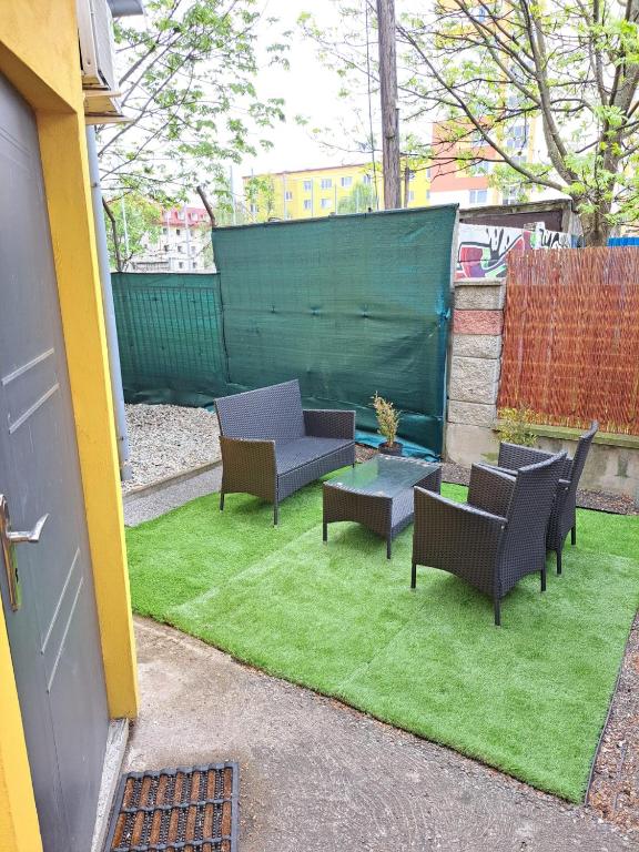 Zahrada ubytování Apartmán pri Sokolovni