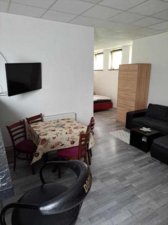 Posezení v ubytování Apartmán pri Sokolovni