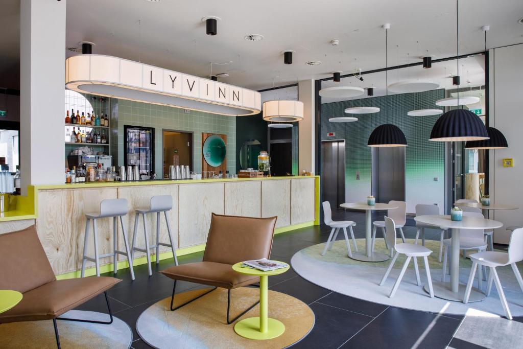 Posezení v ubytování LyvInn Hotel Frankfurt