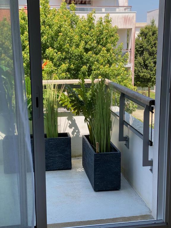 Balkón nebo terasa v ubytování Les vents du sud