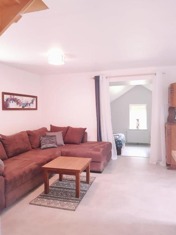 Posezení v ubytování Auberge De Carlucet
