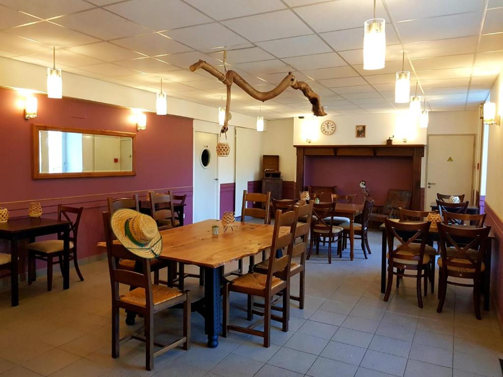 Restaurace v ubytování Auberge De Carlucet