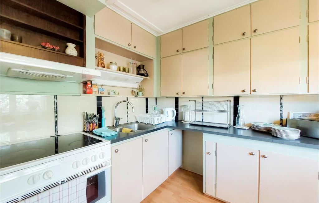 Kuchyň nebo kuchyňský kout v ubytování Awesome Home In Osby With Kitchen