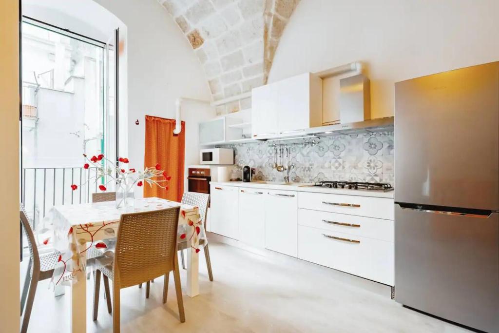 Kuchyň nebo kuchyňský kout v ubytování B&b SAN LORENZO